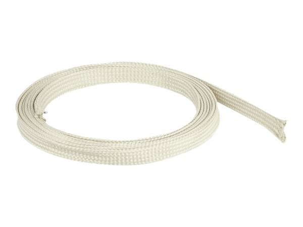 Delock - Flätad ärm - 2 m - vit