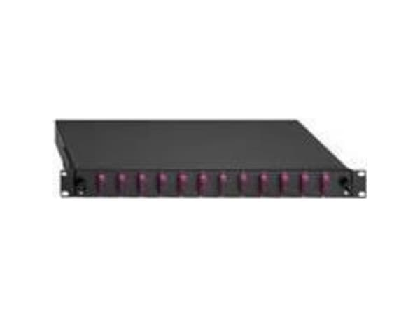 LWL-splejseboks Rutenbeck 12 x SC-D OM3 aqua 12 porte 1 U