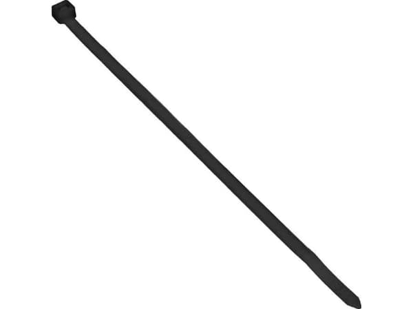 Orno organizer Buntebånd, svart, UV-bestandig, bredde 4,8mm, lengde 200mm, 100 stk.