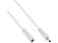 Pikkukuva 2 / 2: InLine DC jatkokaapeli uros/naaras 3.5x1.35mm AWG 18 valkoinen 0 - Jatkokaapeli ( 26955H )