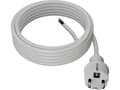 Miniatyrbild 1 av 4: AWTools AWTOOLS CABLE WITH PLUG 2m 2x1.5 WHITE H05VV-F