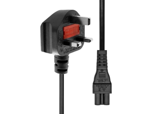 ProXtend PC-GC5-001, 1 m, Strömkontakt typ G, C5 coupler, H05VV-F, 250 V, 3 A