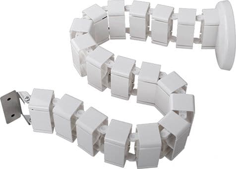 Organizer Spacetronik Kabeldeksel Hvit 1 stk (5903031015447)
