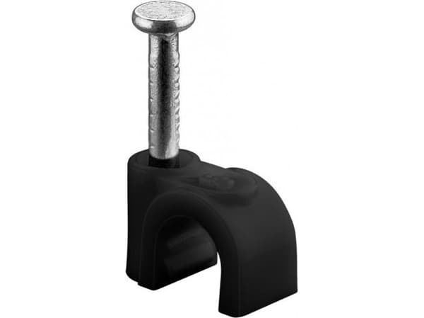 Kabelklämma 5 mm, svart