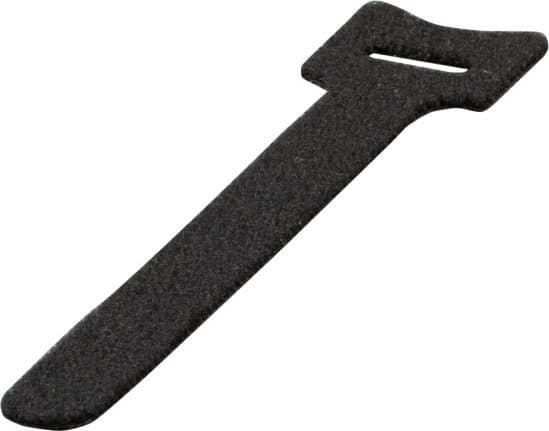 EFB Elektronik KB12-130B, Borrelås-kabelbånd, Plast, Sort, -10 - 60 °C, 130 mm, 12 mm