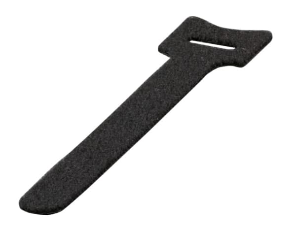 EFB Elektronik KB12-130B, Borrelås-kabelbånd, Plast, Sort, -10 - 60 °C, 130 mm, 12 mm