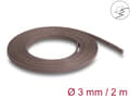 Miniatyrbild 2 av 4: Delock - Kabelhanteringsfodral - 3 mm, braided, rodent resistant, stretchable - 2 m - brun