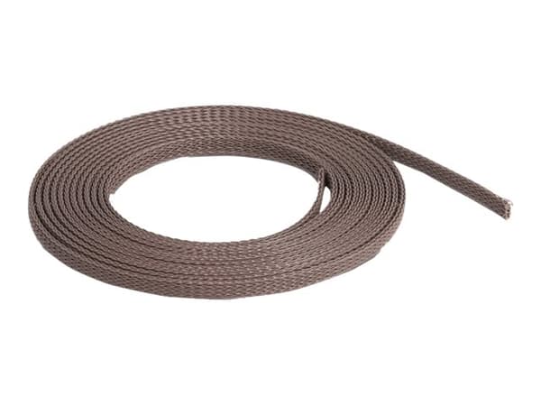 Delock - Kabelhanteringsfodral - 3 mm, braided, rodent resistant, stretchable - 2 m - brun