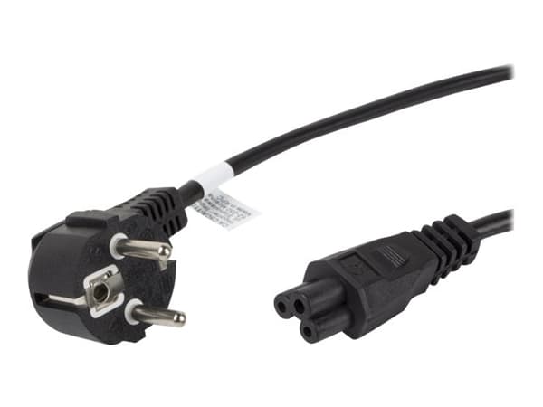 Lanberg - Strømkabel - power CEE 7/7 (hann) til IEC 60320 C5 - 1.8 m - svart