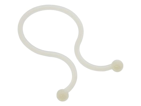 InLine 59966X, Twist cable tie, Nylon, Hvit, 14 - 17 mm, ISO EN50146, 100 stykker