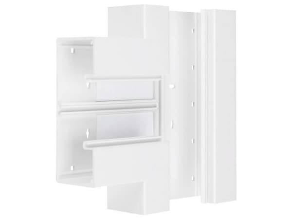Hager BR6517089016, Festebrakett til kabelkanal, Hvit, Polyvinylklorid (PVC), 170 mm, 68 mm