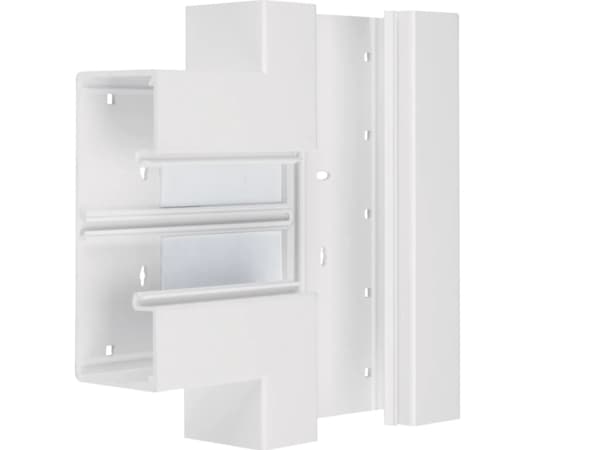 Hager BR6517089016, Festebrakett til kabelkanal, Hvit, Polyvinylklorid (PVC), 170 mm, 68 mm