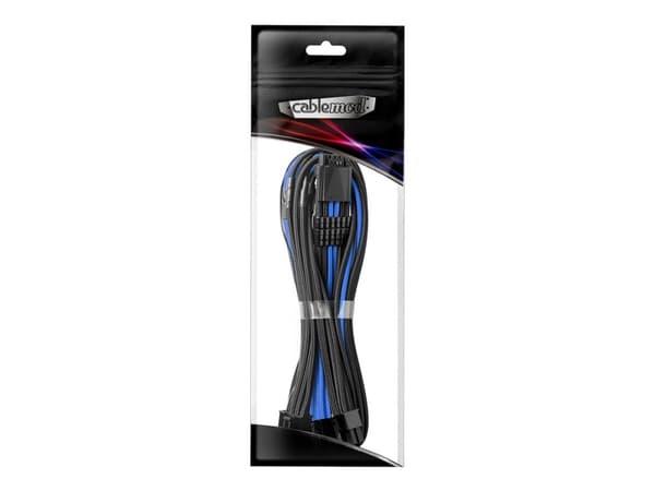 CableMod C-Series PRO ModMesh Sleeved 12VHPWR StealthSense - Strømkabelsett - svart/blå