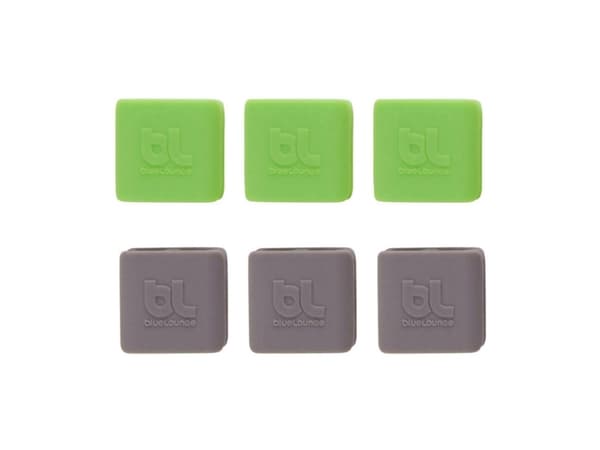 Bluelounge CableClip Small, Grønn, Grå, 25 mm, 26 mm, 11 mm