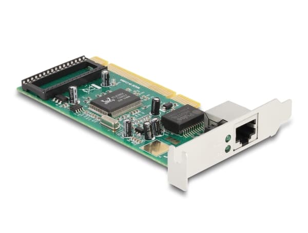 Delock - Nätverksadapter - PCI låg profil - 10/100/1000Base-T(X) x 1