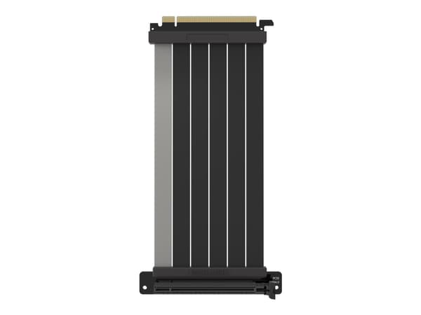 Cooler Master Riser Cable Ver. 2 - PCI Express x16-kabel - PCI Express 4.0 x16 (hona) vinklad till PCI Express 4.0 x16 (hane) - 30 V - 1.1 A - 20 cm