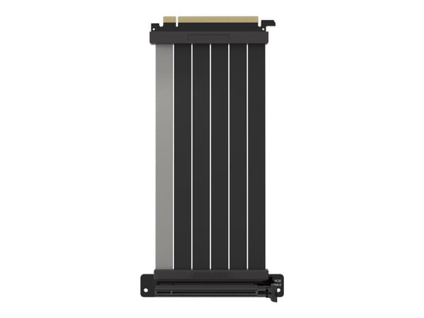 Cooler Master Riser Cable Ver. 2 - PCI Express x16-kabel - PCI Express 4.0 x16 (hona) vinklad till PCI Express 4.0 x16 (hane) - 30 V - 1.1 A - 20 cm