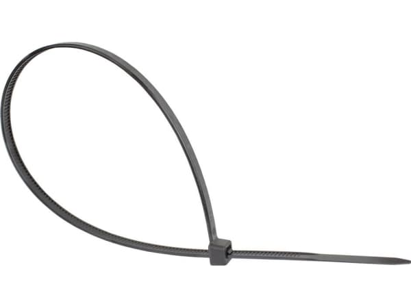 Alcasa KAB-15S36, Frigjørbart buntebånd, Nylon, Sort, 2 - 35 mm, -40 - 85 °C, 150 mm