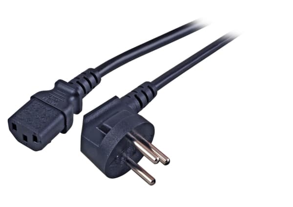 EFB Elektronik EK491.1,8V2, 1,8 m, Strømplugg type H, IEC C13, 250 V, 10 A
