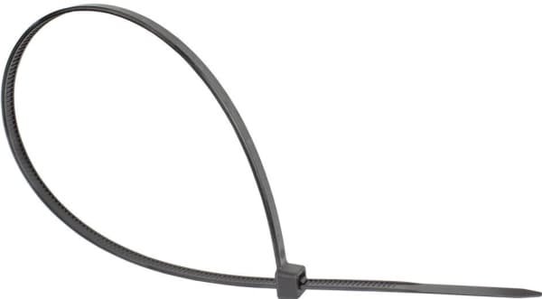 Alcasa KAB-20S48, Frigjørbart buntebånd, Nylon, Sort, 2 - 53 mm, -40 - 85 °C, 200 mm