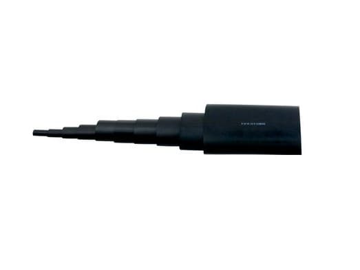3M TE100048665, Varmekrympet rør, Sort, 100 cm, 2,5 cm, 8,5 cm, 135 °C