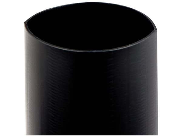 3M TE100037593, Varmekrympet rør, Sort, Polyolefiini, 100 cm, 3,2 cm, 7,5 mm