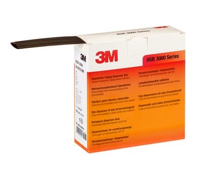 3M TE100042072, Varmekrympet rør, Sort, 5 m, 1,8 cm, 6 mm, 120 °C