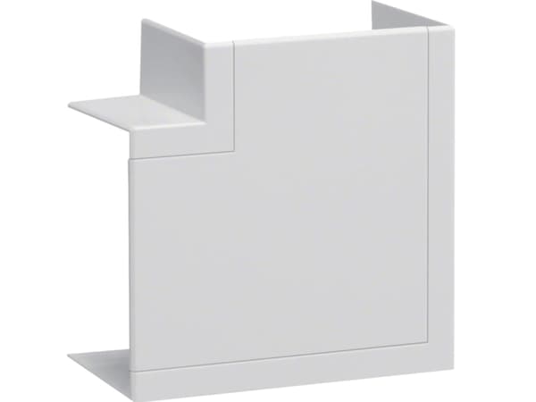 Hager BR651005H9016, Festebrakett til kabelkanal, Hvit, Akrylonitril-butadien-styren (ABS), Polykarbonat (PC), 100 mm, 68 mm