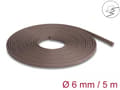 Miniatyrbild 2 av 4: Delock - Flätad ärm - rodent resistant, stretchable, 6 mm - 5 m - brun