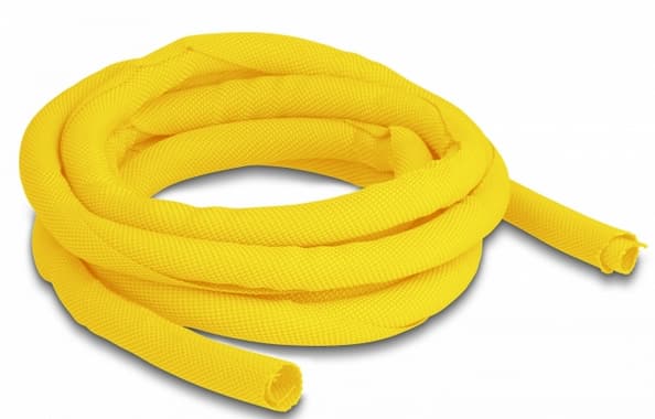 Delock - Flettet erme - 2 m - gul