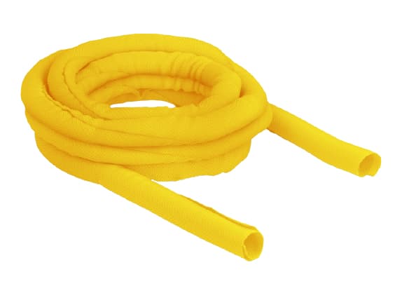 Delock - Flettet erme - 5 m - gul