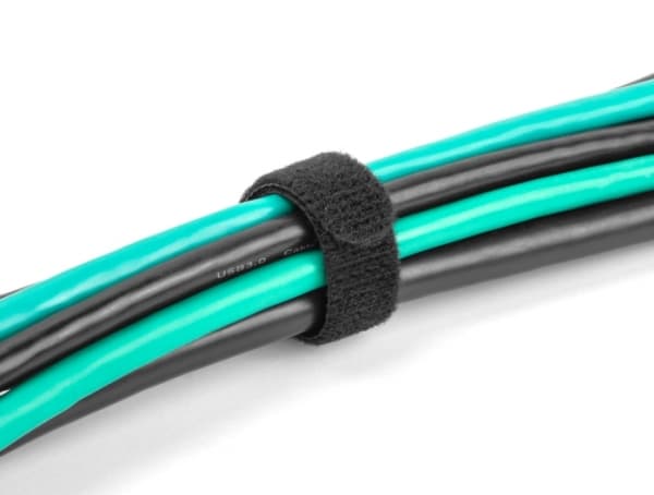 Delock tarranauha kaapelinside L 150 x W 12 mm musta 10 kpl