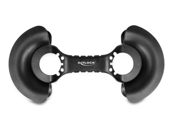 Delock - Kaapelinkeräin - 375 x 170 mm - musta
