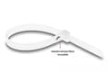 Miniatyrbilde 4 av 5: Delock - Kabelfestebånd - reusable - 15 cm - hvit (en pakke 100)