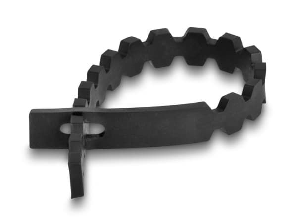Delock - Kabellissesett - flexible reusable - 16.5 cm - svart, hvit