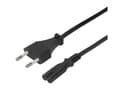 Miniatyrbilde 1 av 3: DELTACO - Strømkabel - Europlug til power IEC 60320 C7 - 3 m - svart