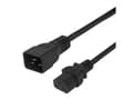 Miniatyrbilde 4 av 5: DELTACO - Strømkabel - IEC 60320 C20 til IEC 60320 C21 - 2 m - high temperature - svart