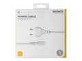 Miniatyrbilde 3 av 5: DELTACO - Strømkabel - Europlug til power IEC 60320 C7 - 3 m - hvit