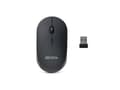 Miniatyrbilde 4 av 5: DICOTA Silent - V2 - mus - høyre- og venstrehåndet - optisk - 3 knapper - trådløs - 2.4 GHz - USB trådløs mottaker - svart
