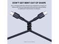 Miniatyrbild 3 av 5: Aukey USB-C - USB-C 1,8 m USB-kabel Svart (CB-NCC2 BK)