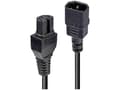 Miniatyrbilde 1 av 2: Lindy 30314, 2 m, C14 kopling, C15 kopling, H05VV-F3G