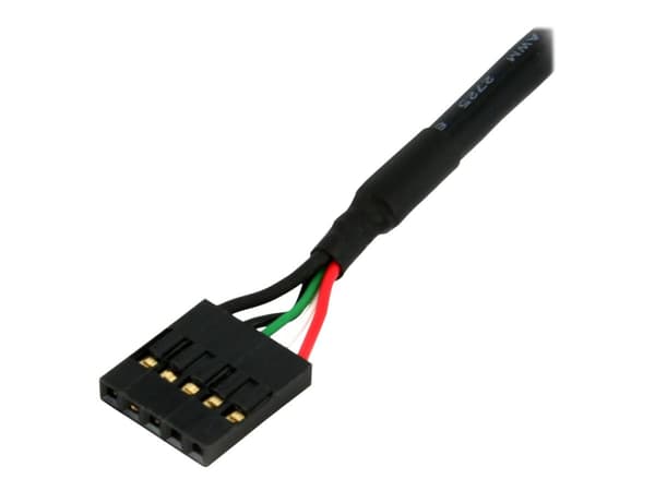 StarTech.com 5 Pin USB 2.0 Header - 12 in USB IDC Motherboard Header Cable - F/F (USBINT5PIN12) - USB-kabel - 5-pins IDC (hunn) til 5-pins IDC (hunn)