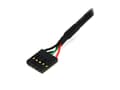 Miniatyrbilde 5 av 5: StarTech.com 5 Pin USB 2.0 Header - 12 in USB IDC Motherboard Header Cable - F/F (USBINT5PIN12) - USB-kabel - 5-pins IDC (hunn) til 5-pins IDC (hunn)