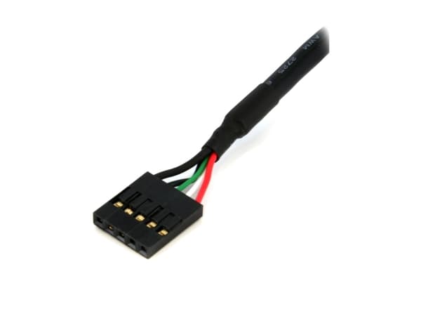 StarTech.com 5 Pin USB 2.0 Header - 12 in USB IDC Motherboard Header Cable - F/F (USBINT5PIN12) - USB-kabel - 5-pins IDC (hunn) til 5-pins IDC (hunn)