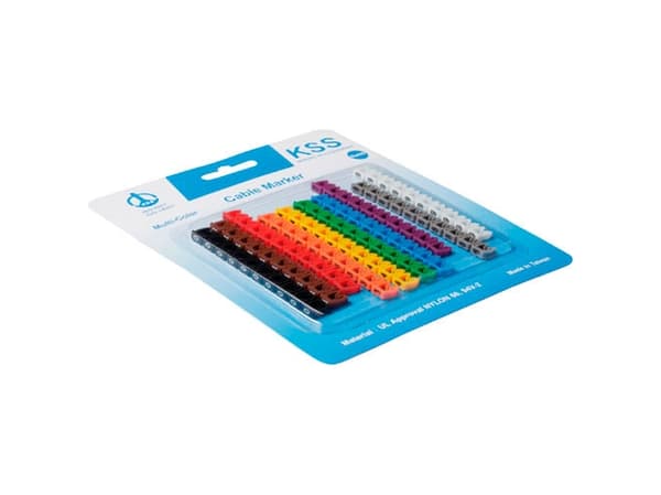 ACT Cable Markers, colored. Description: Cable Markers Cable markers 0-9 (FA1500)