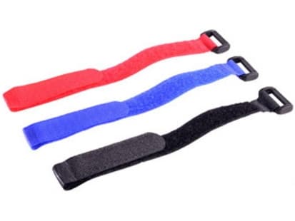 shiverpeaks BS18-10004, Universell, Velcro mappe, Svart, Blå, Rosa, 25 cm, 20 mm