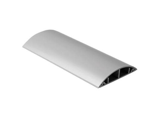 ACT Wiring duct round type PVC 90 mm. Width: 90 mm Cable duct 90mm pvc grey 2.0m (CT4001)