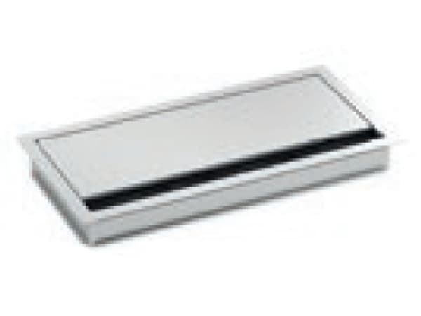 Bachmann Loop Square - Kabelgland - anodisert sølv