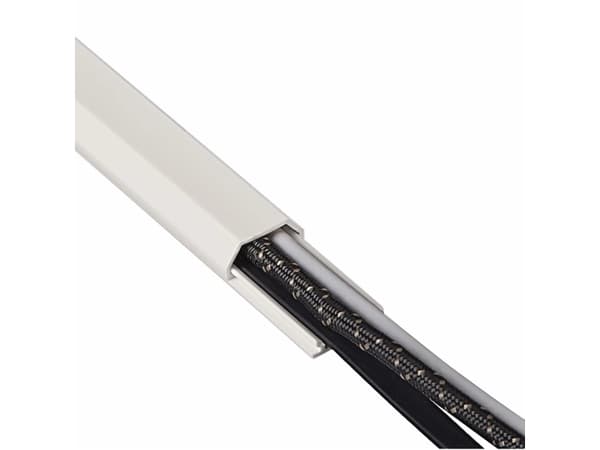Hama 00220981, Kabelkanal, Universell, Polyvinylklorid (PVC), Hvit