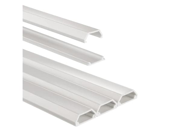 Hama 00220981, Kabelkanal, Universell, Polyvinylklorid (PVC), Hvit